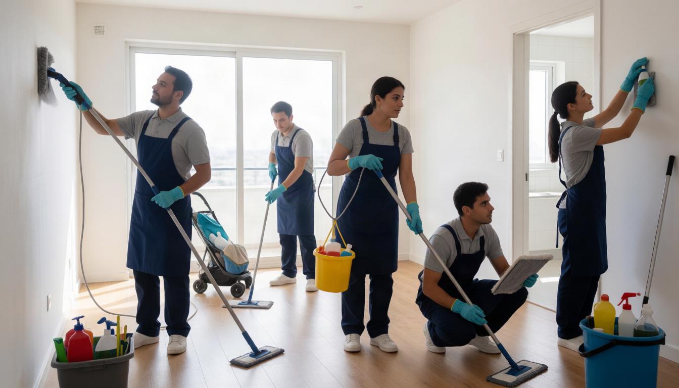 Scheduled cleaning for managers